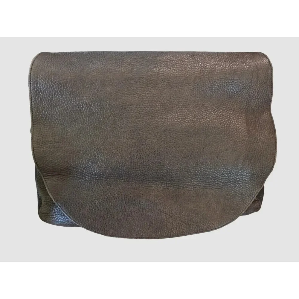 Eddie Bauer Genuine Pebble Leather Laptop Bag, Messenger Bag, Tote
